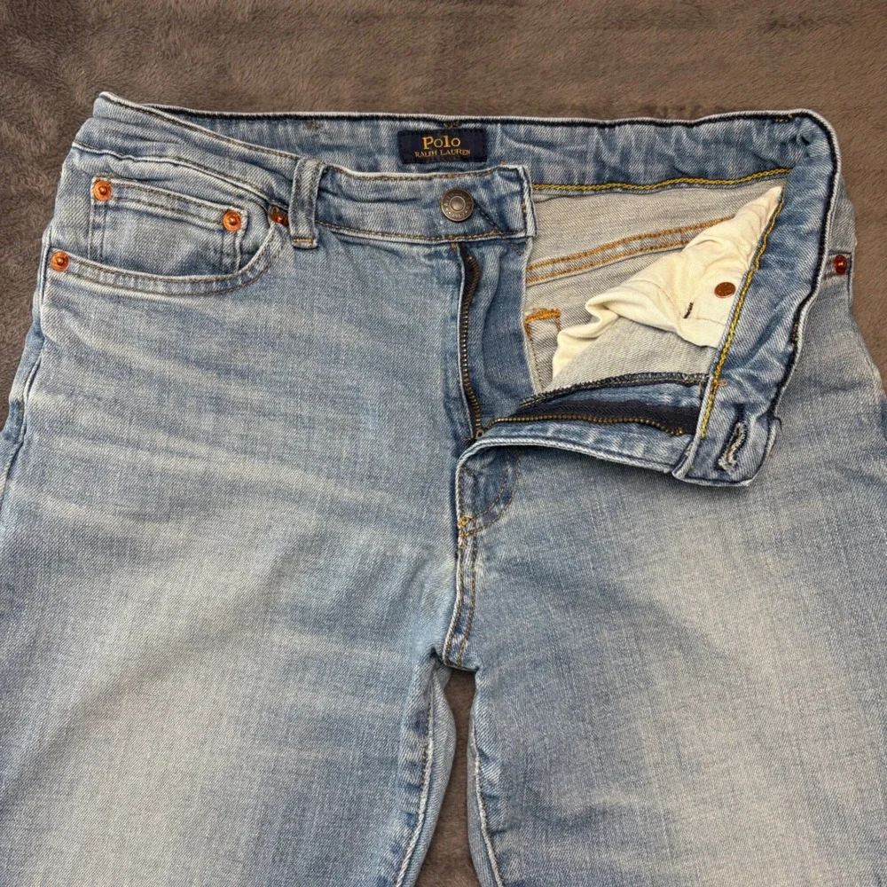 Polo Ralph Lauren Jeans Mens 30 Light Blue‎ Slim Fit Stretch Denim Pants